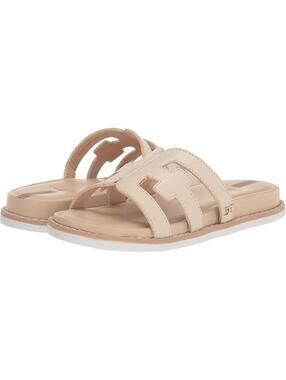 Sam Edelman Valeri Ivory Leather Slip On Sandals CHILD 1 1 M- BRAND NEW IN BOX